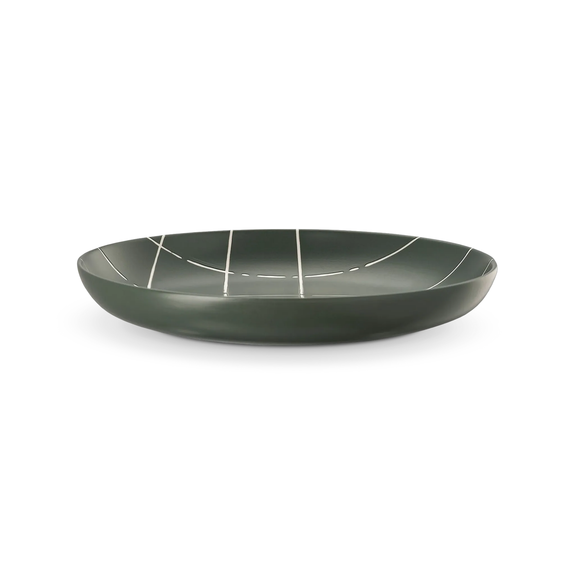 Prato Fundo Karo Verde Escuro.