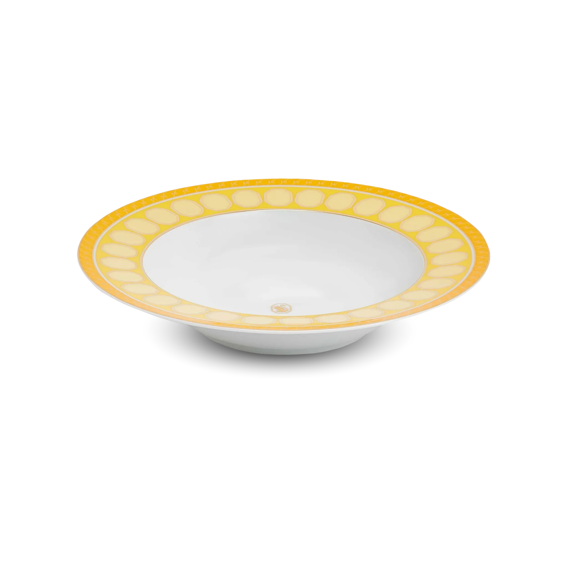 Prato Fundo Swarovski Amarelo.