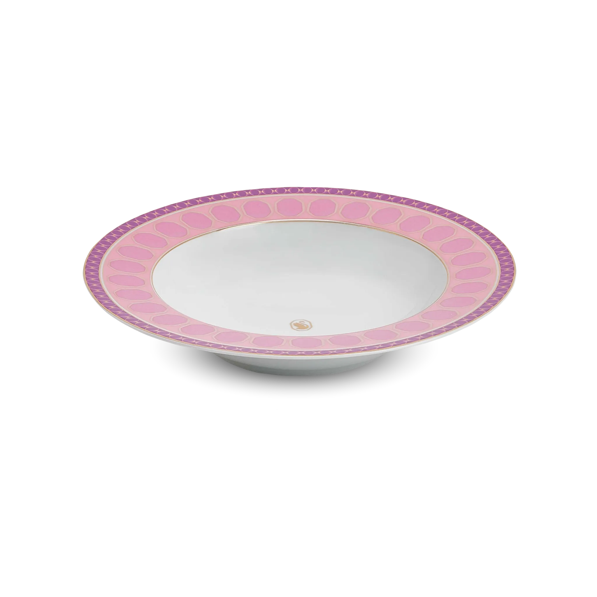 Prato Fundo Swarovski Rosa.