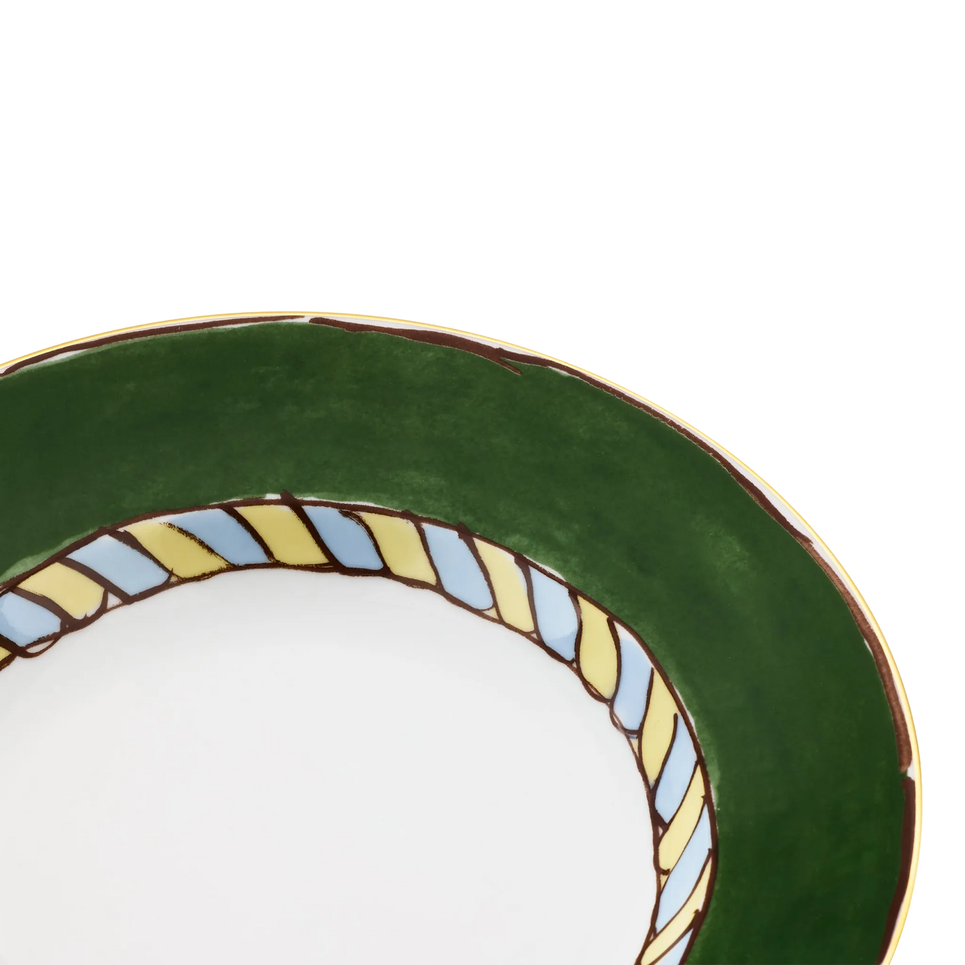 Detalhe do Prato Fundo Viaggio Di Nettuno Almafi Lemon.