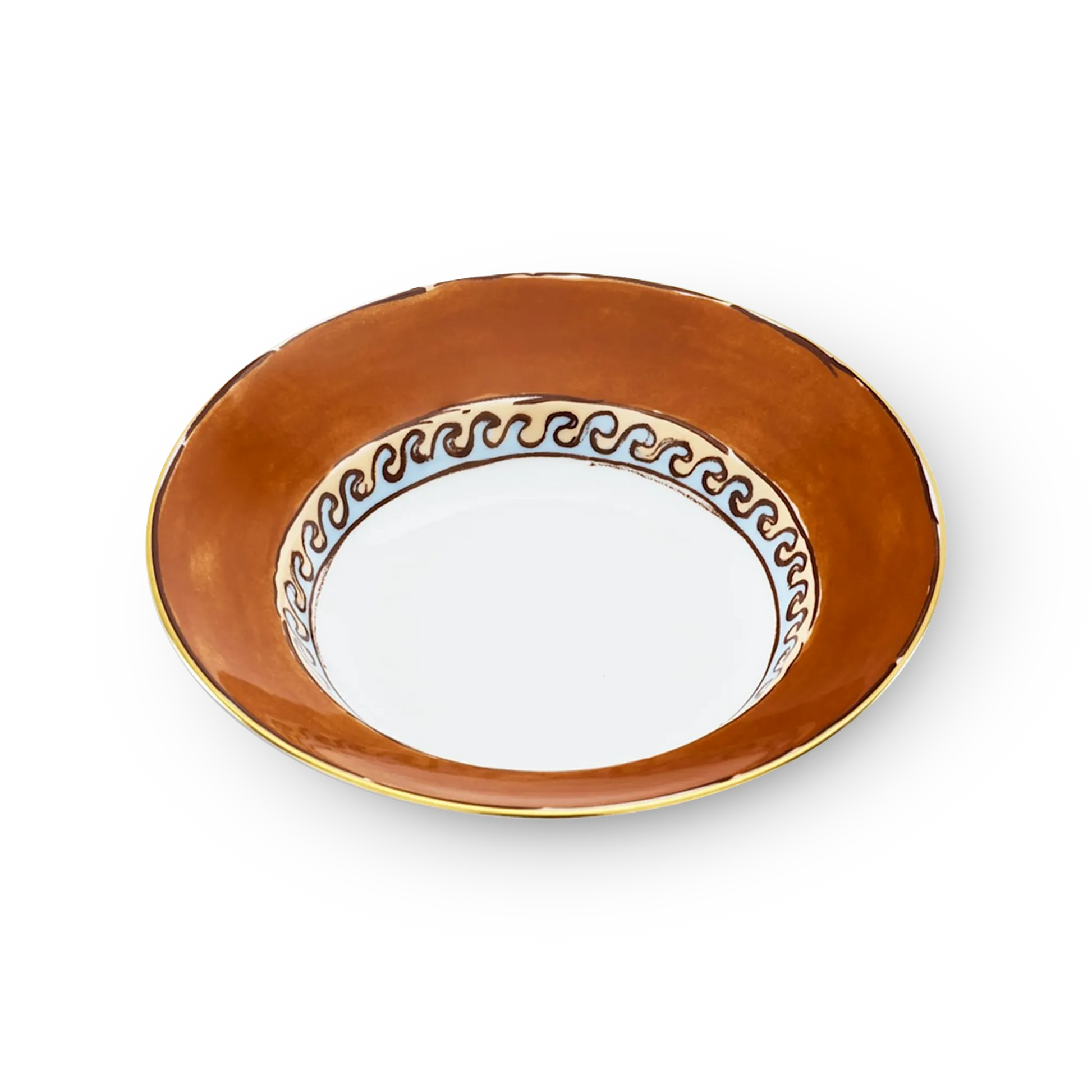 Prato Fundo Viaggio Di Nettuno Terracota.