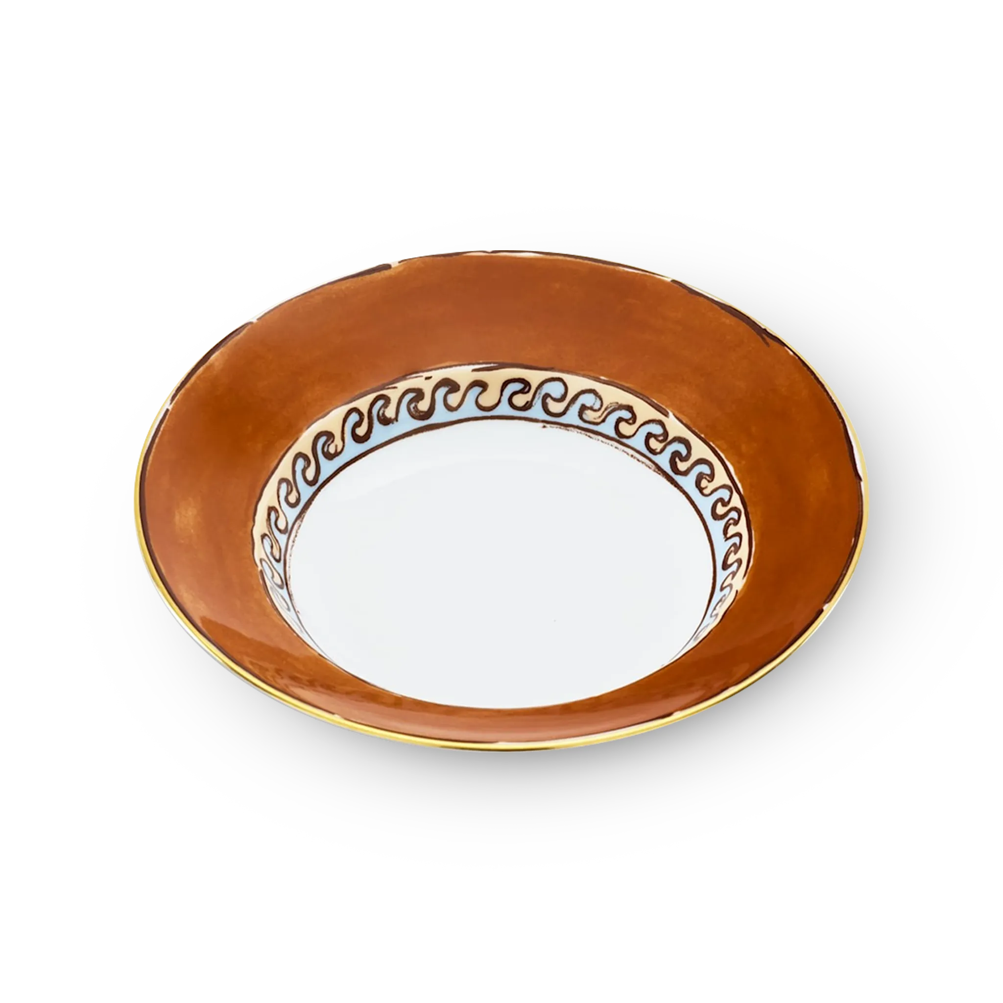 Prato Fundo Viaggio Di Nettuno Terracota.