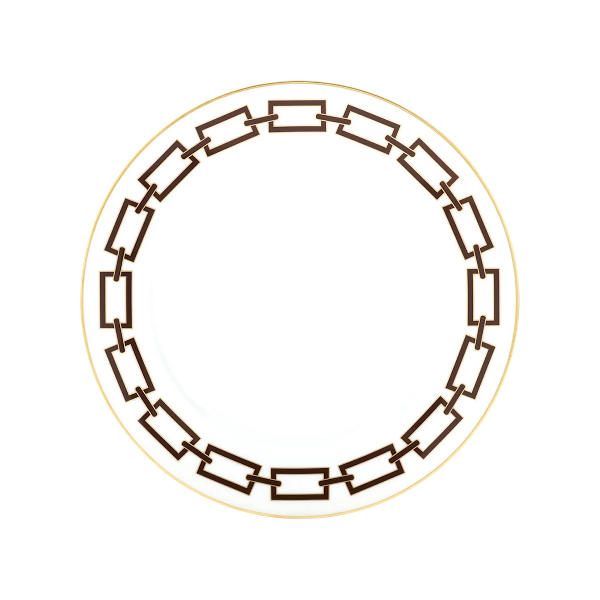 Vista frontal do Prato Massa Catene Ébano.