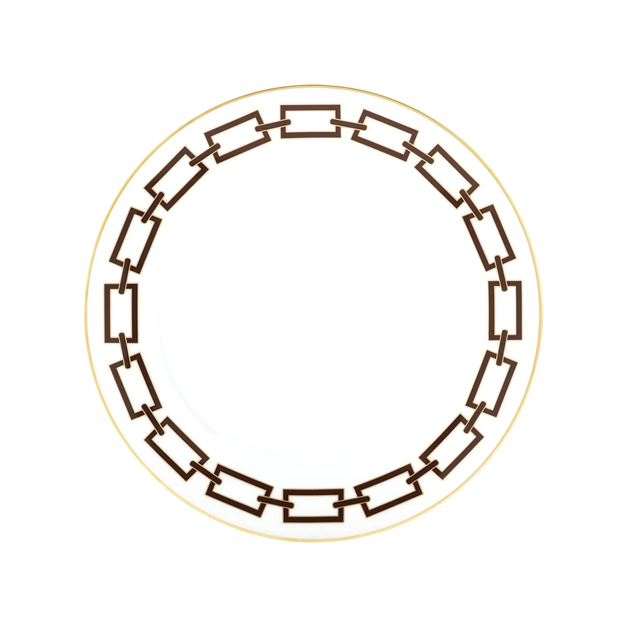 Vista frontal do Prato Massa Catene Ébano.