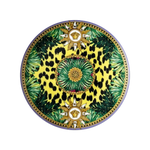 Vista frontal do Prato Pão Versace Jungle.