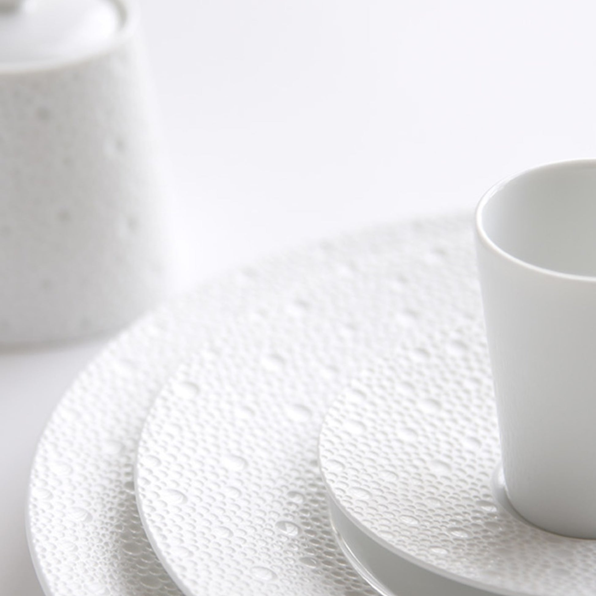 Itens da coleção Ecume Branco.