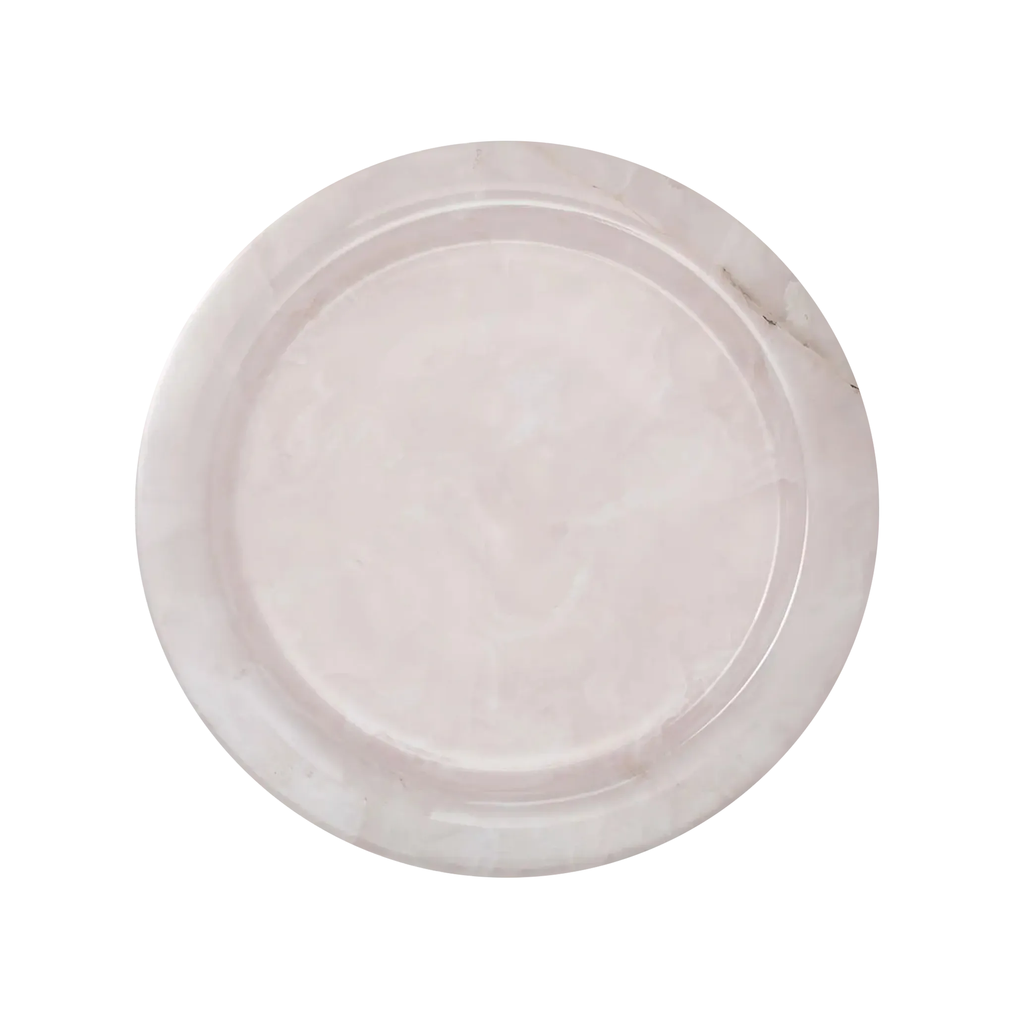 Prato Sobremesa Calcita Rosa