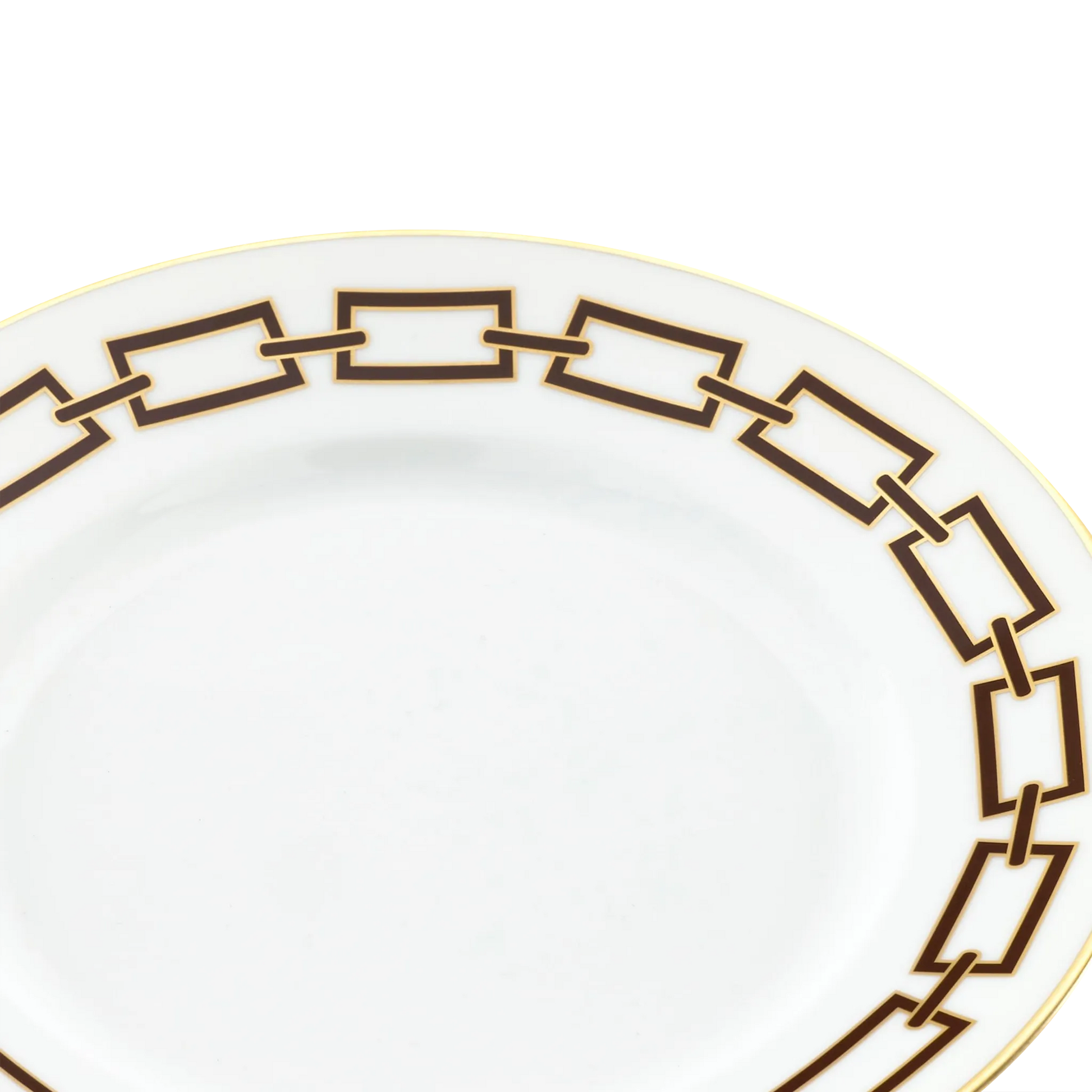 Detalhe do Prato Sobremesa Catene Ébano.