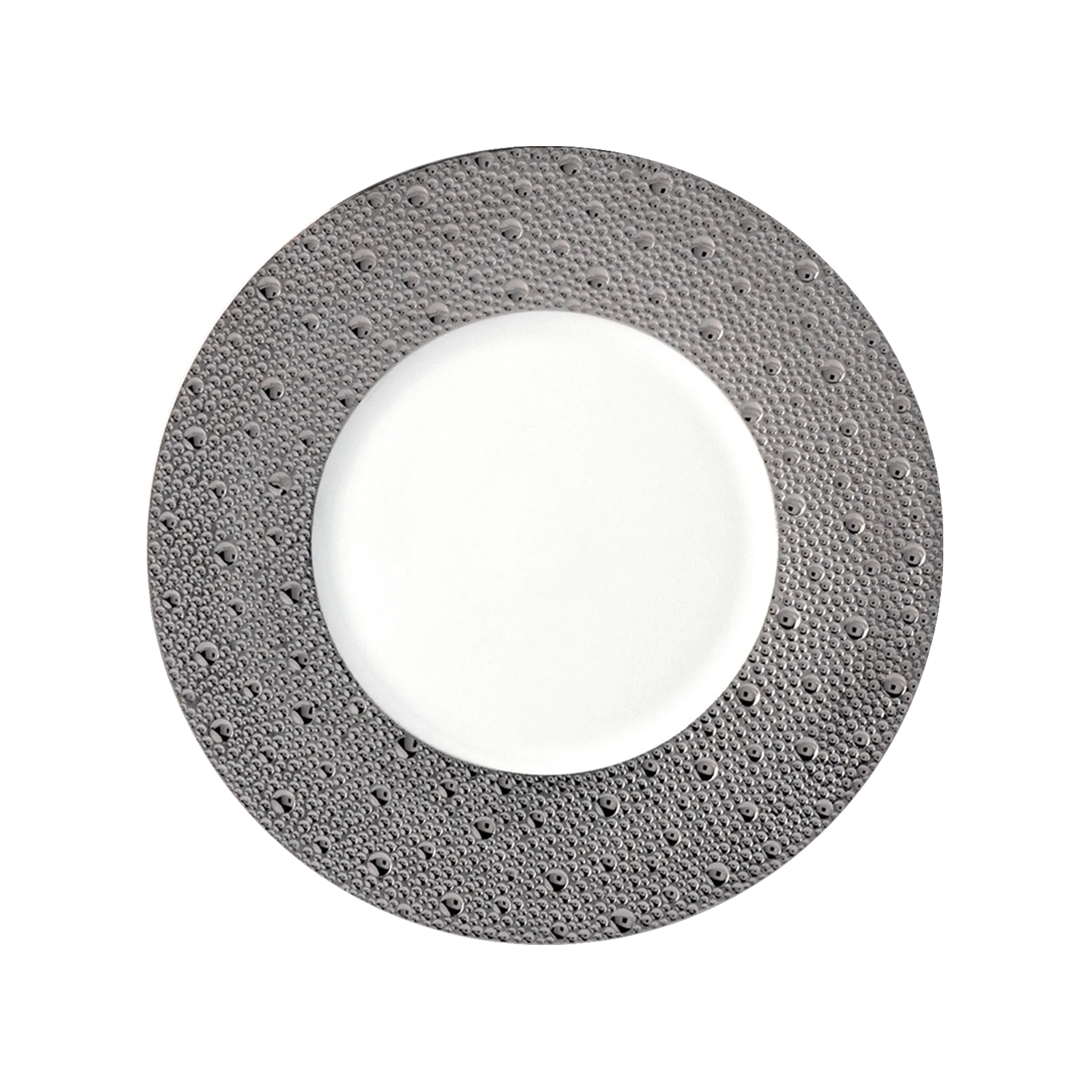 Prato Sobremesa Ecume Platinum.