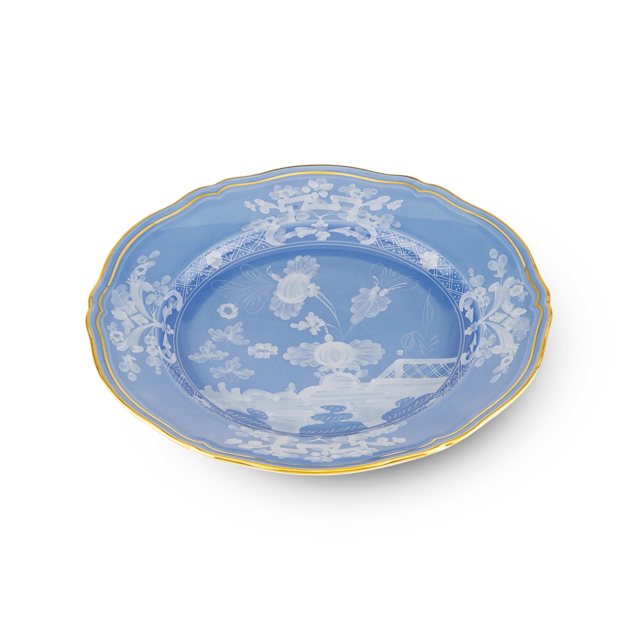 Prato Sobremesa Oriente Italiano Pervinca.