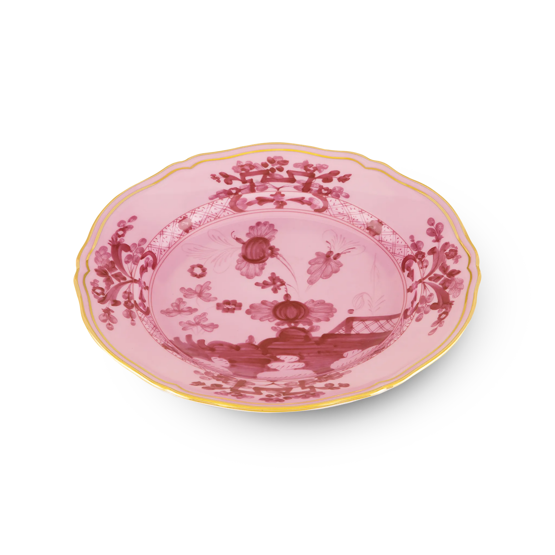 Prato Sobremesa Oriente Italiano Porpora.