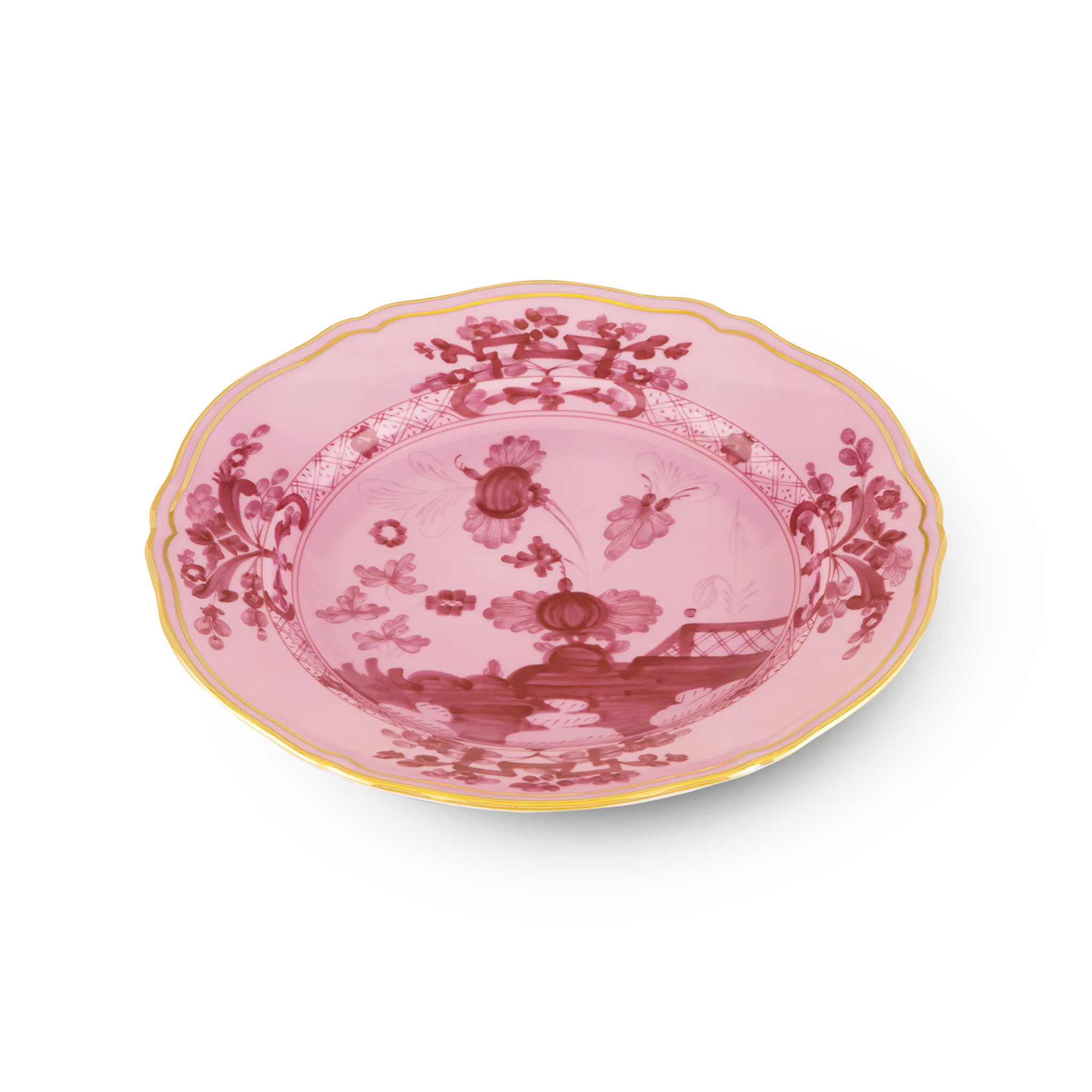 Prato Sobremesa Oriente Italiano Porpora.