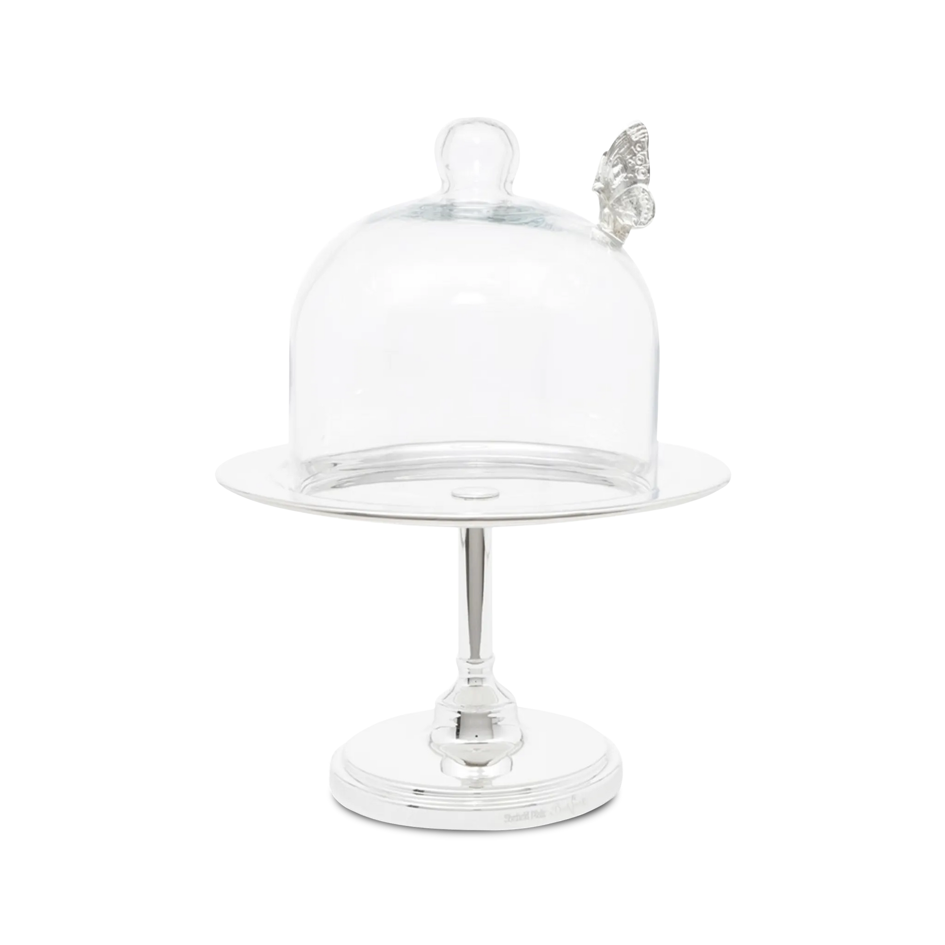 Queijeira com Pé e Cúpula Borboleta.