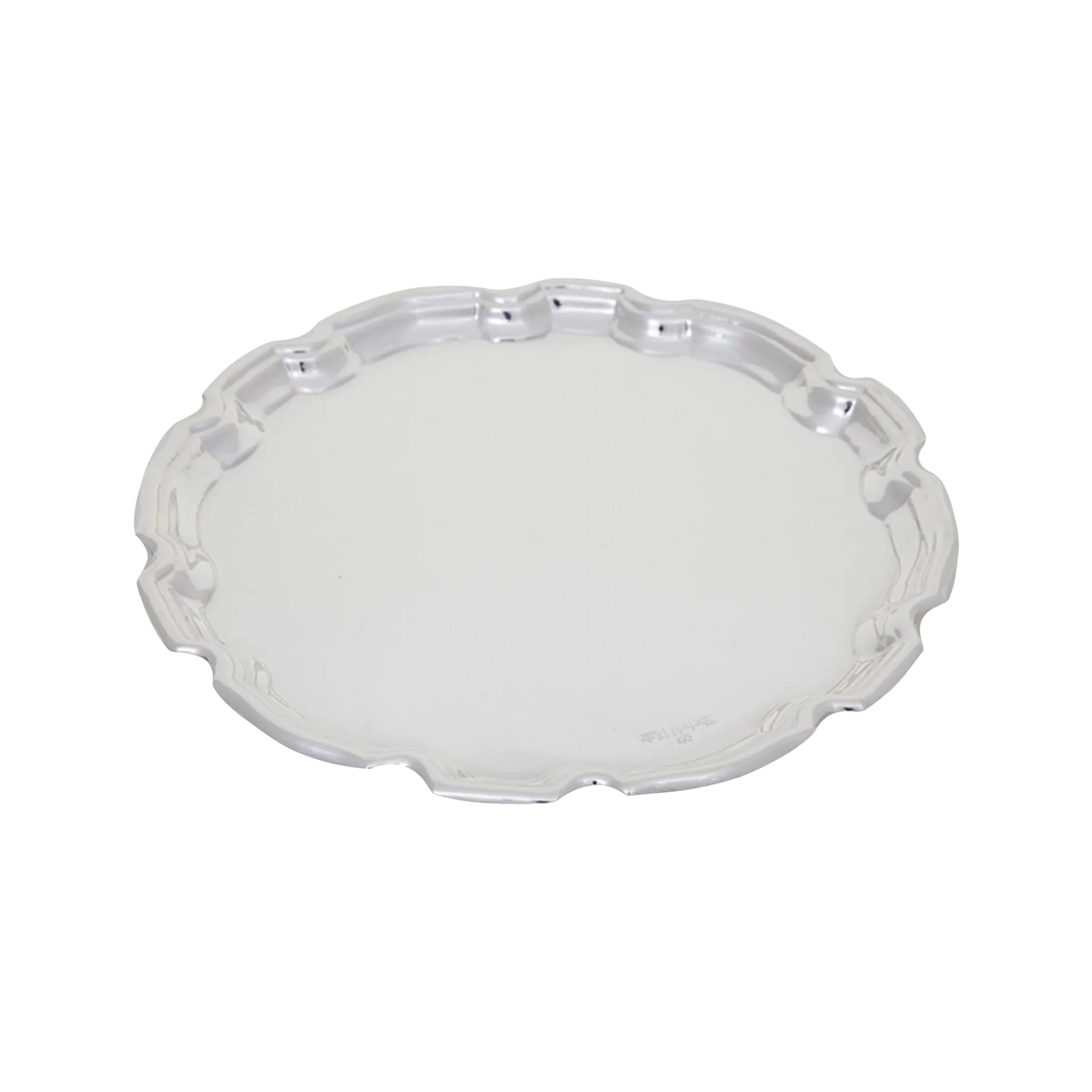 Salva Redonda Prata 35 cm.