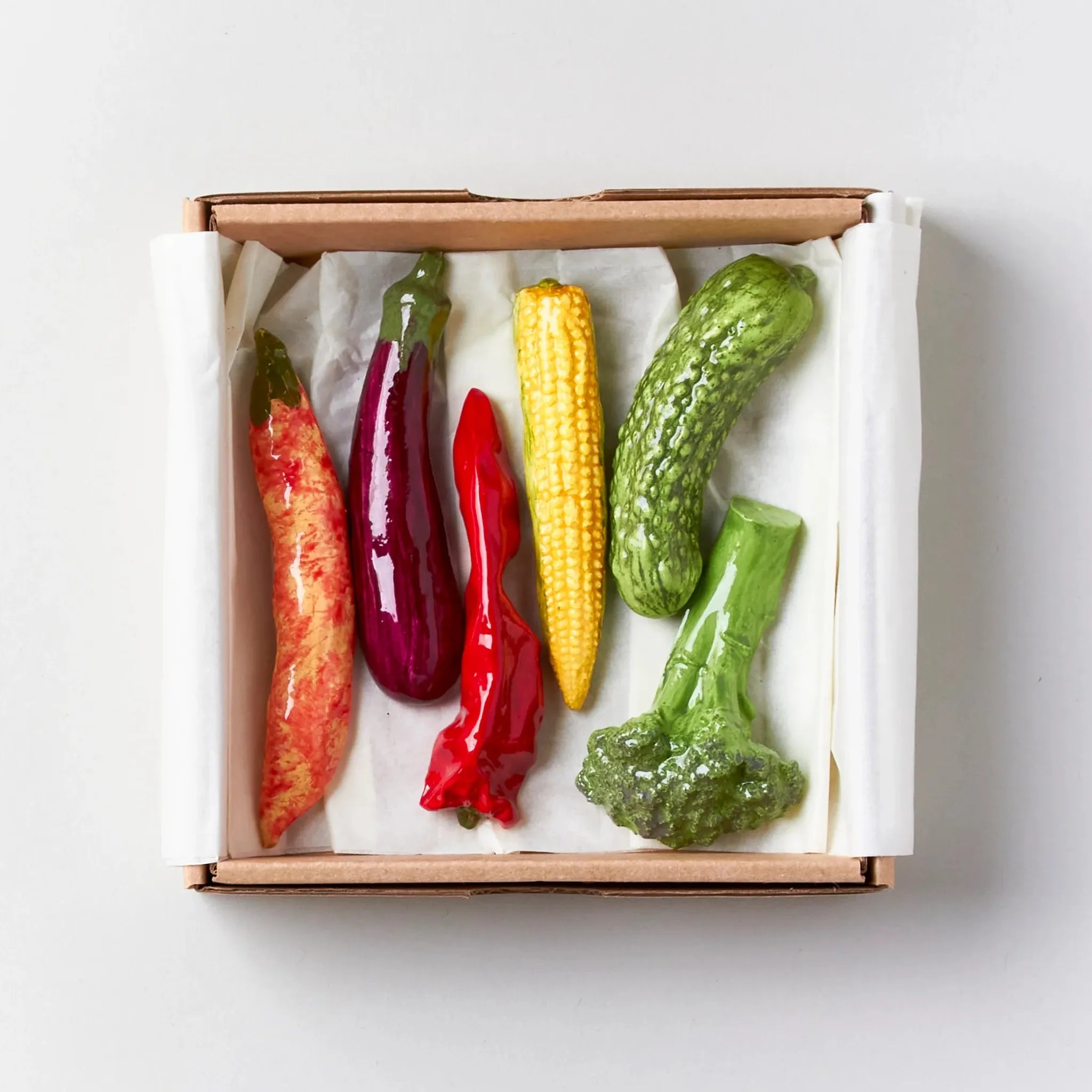 Set 1 Descanso de Talher Verduras Colorido.