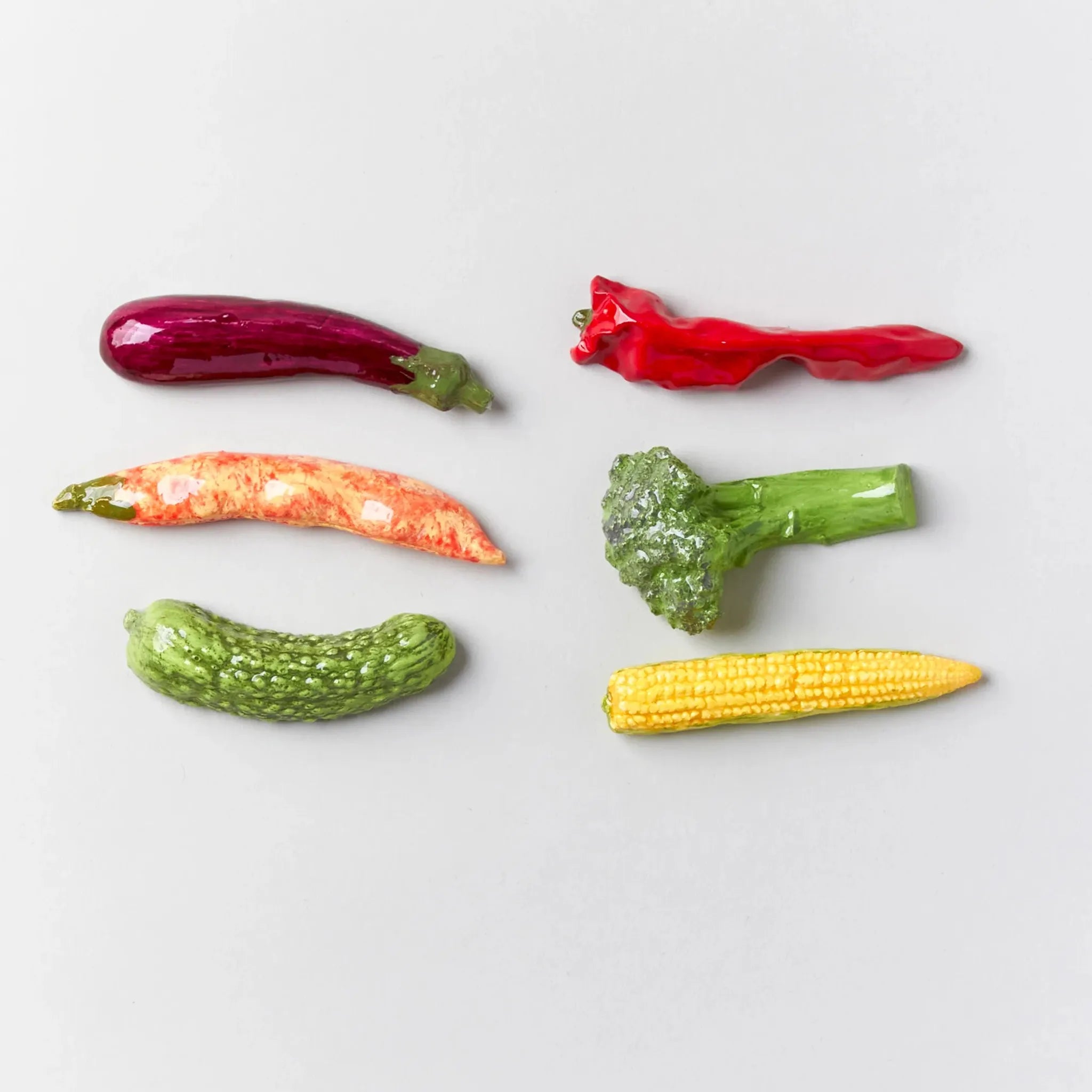 Set 1 Descanso de Talher Verduras Colorido.