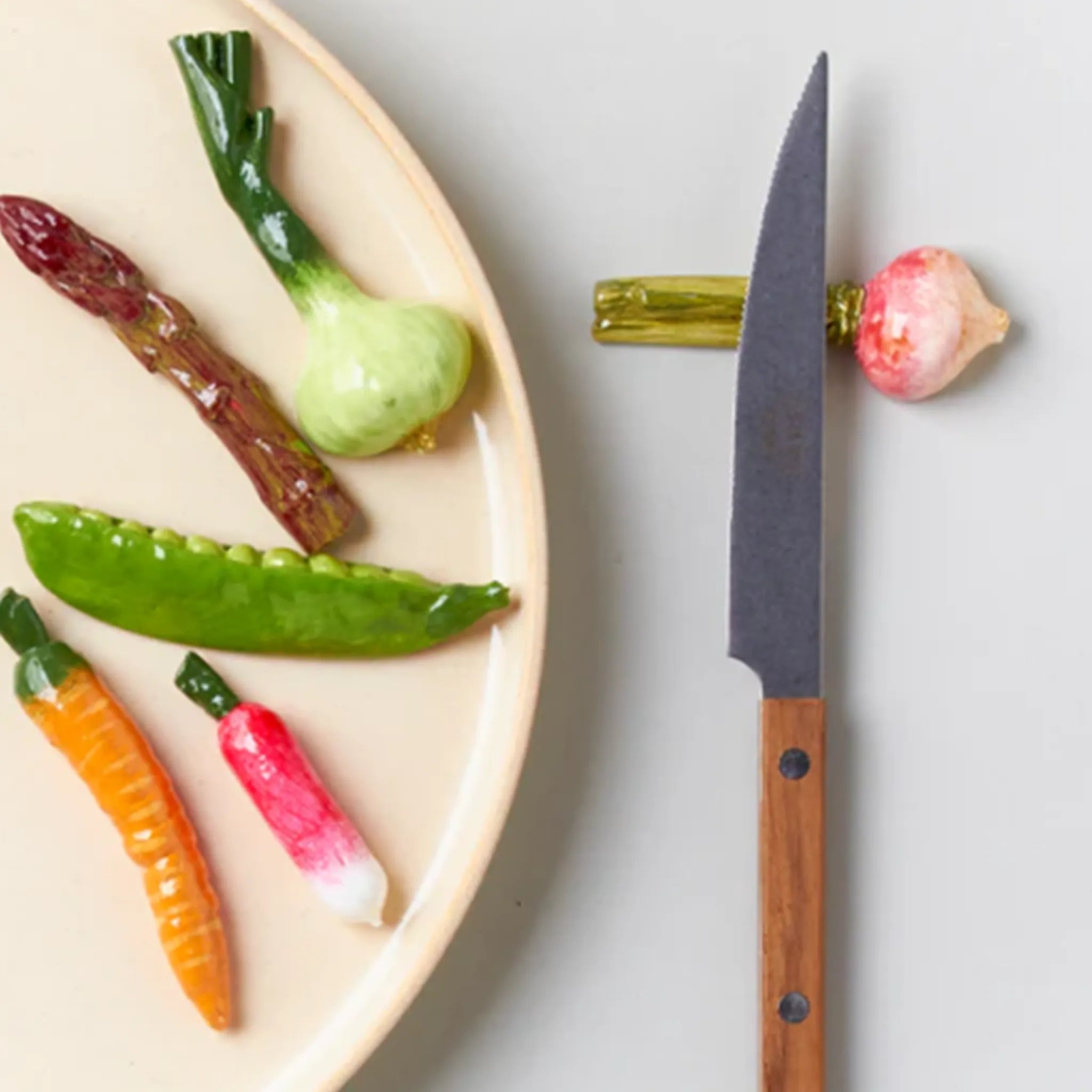 Set 2 Descanso de Talher Verduras Colorido.