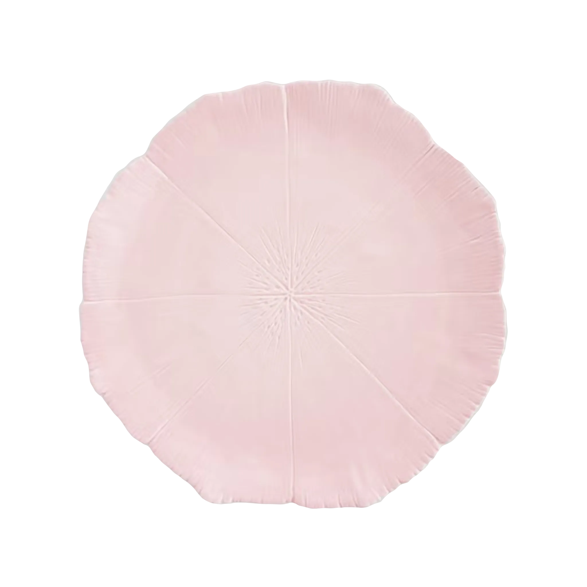 Vista frontal do Set 2 Pratos Rasos Blossom Rosa Aquazzura.