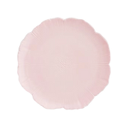 Vista frontal do Set 2 Pratos Sobremesas Blossom Rosa Aquazzura.