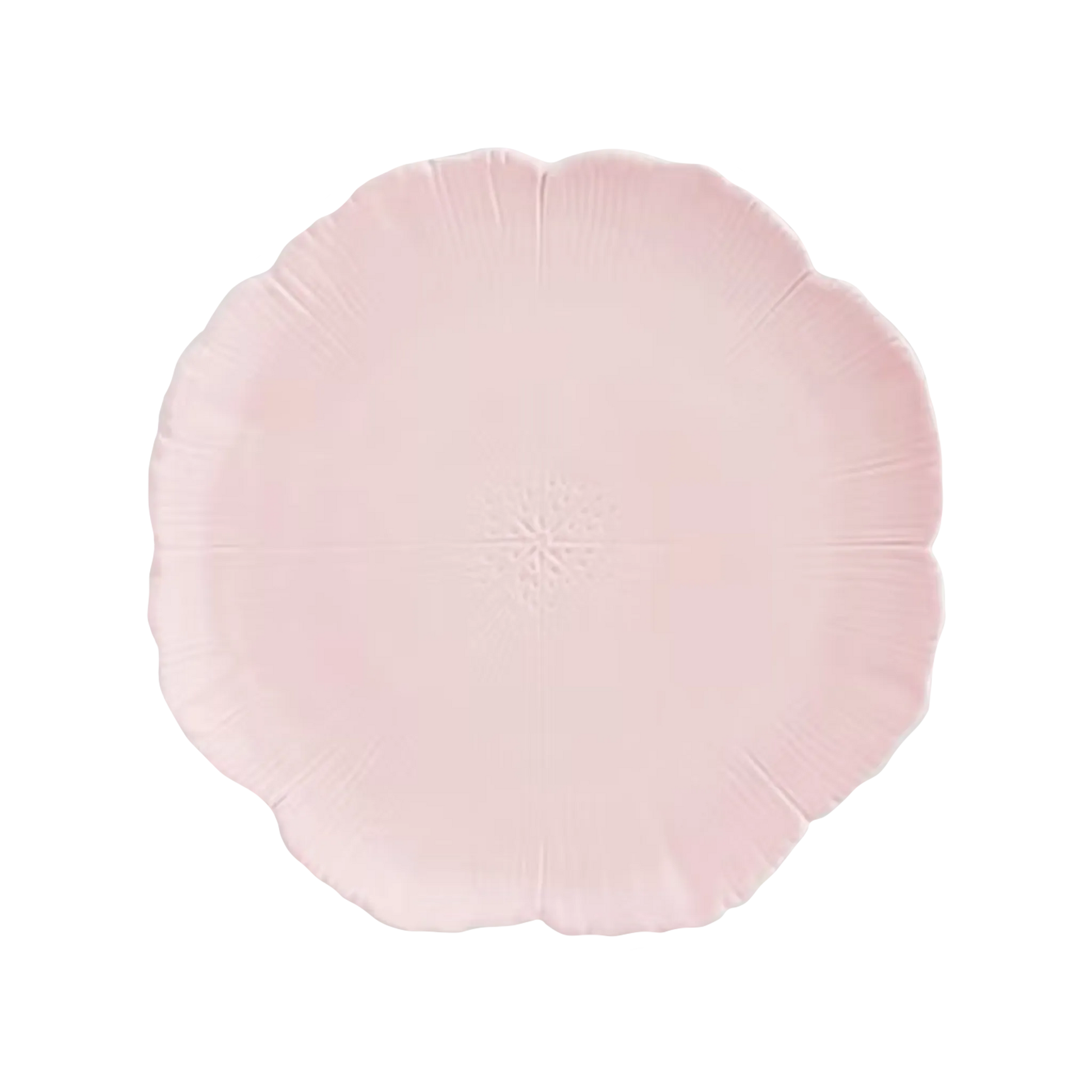 Vista frontal do Set 2 Pratos Sobremesas Blossom Rosa Aquazzura.