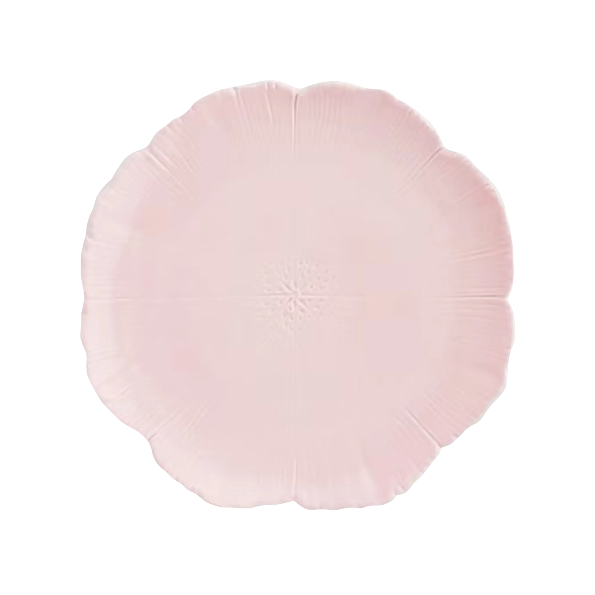 Vista frontal do Set 2 Pratos Sobremesas Blossom Rosa Aquazzura.