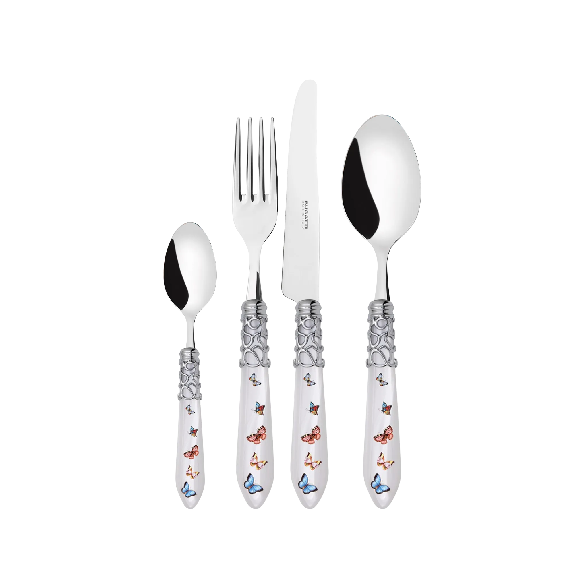 Set Faqueiro Melodia Borboleta Bugatti White.