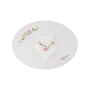 Set Jogo Americano e Guardanapo Oval Trellis.