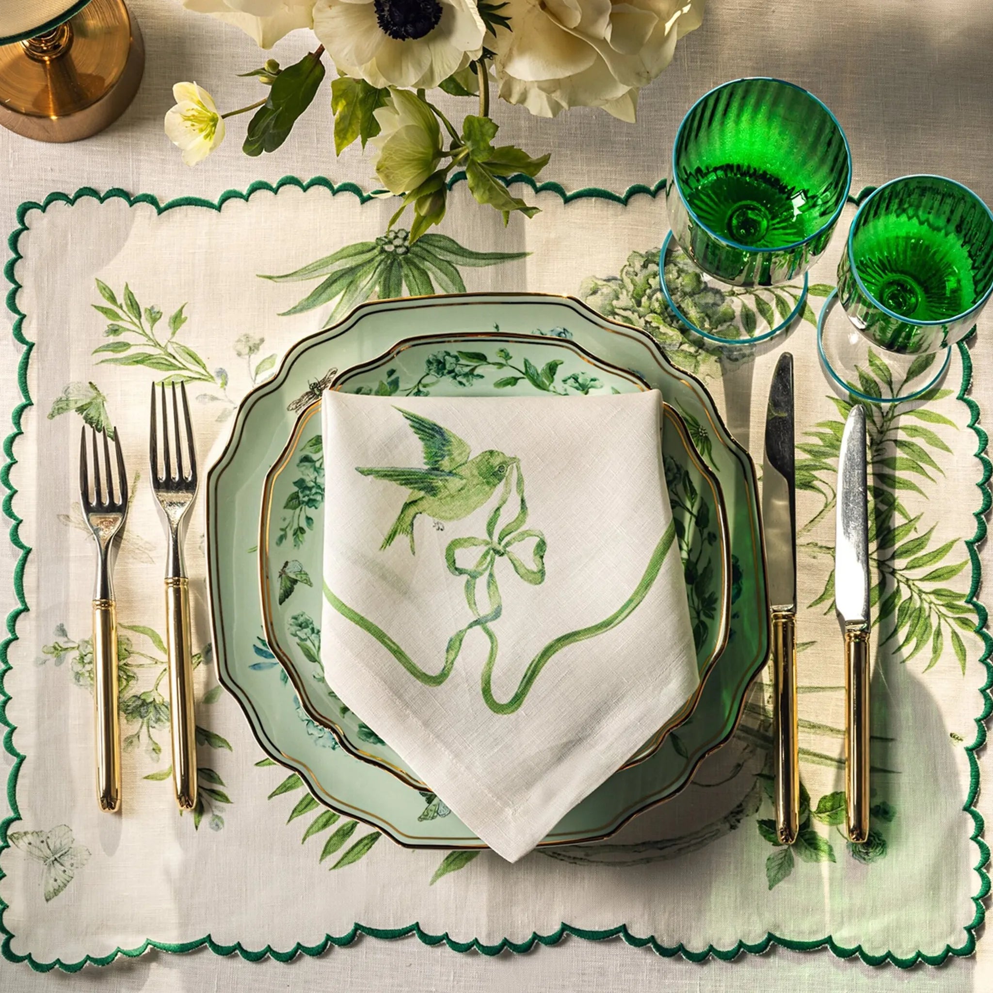 Set Jogo Americano Garden Aquazzura.