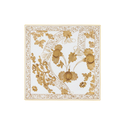 Vista frontal do Set Sousplat Quadrado Tresori Aurum.