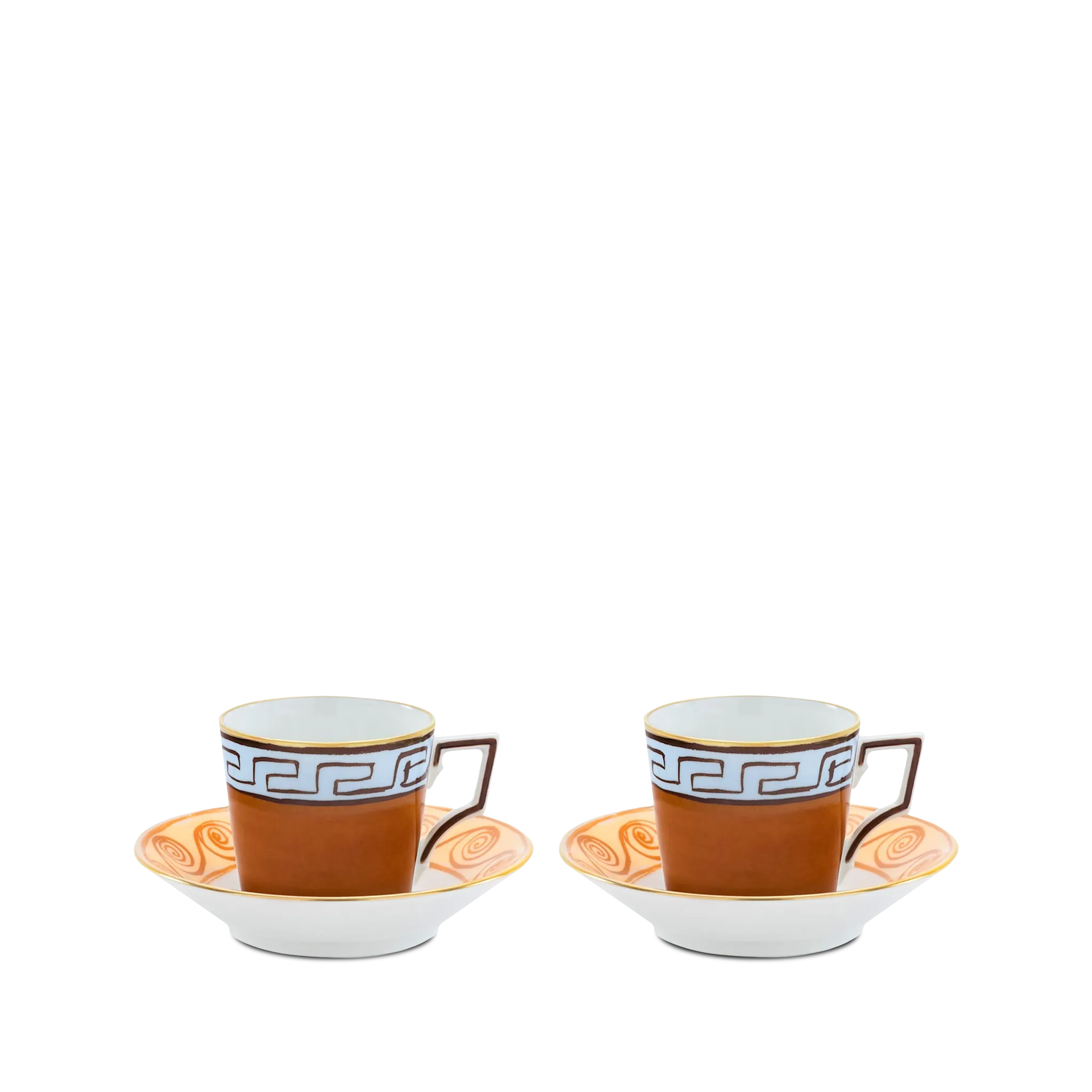 Set Xícara Café Viaggio Di Nettuno Terracota.