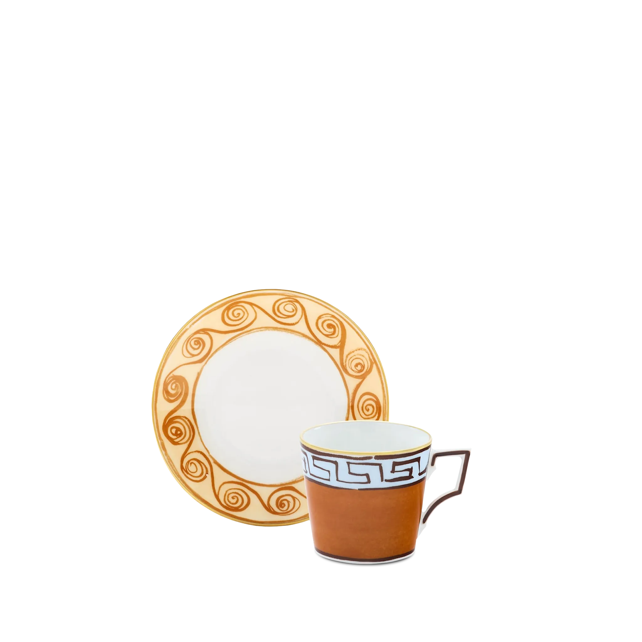 Set Xícara Café Viaggio Di Nettuno Terracota.