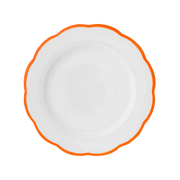 Vista frontal do Sousplat Bitossi Laranja.