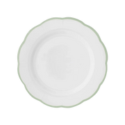 Vista frontal Sousplat Bitossi Verde Claro.