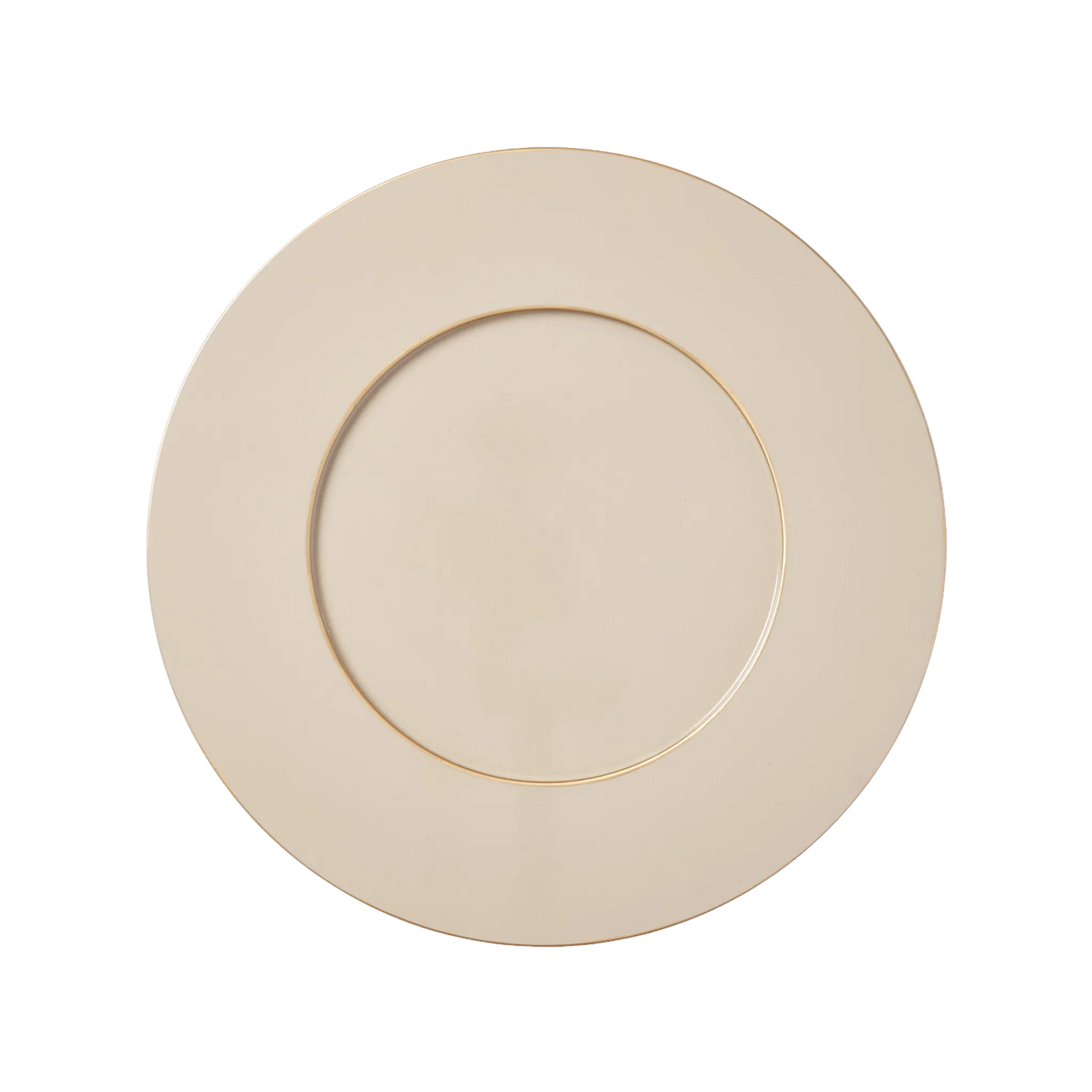 Vista frontal do Sousplat Fendi.