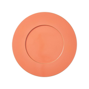 Vista frontal do Sousplat Laranja.