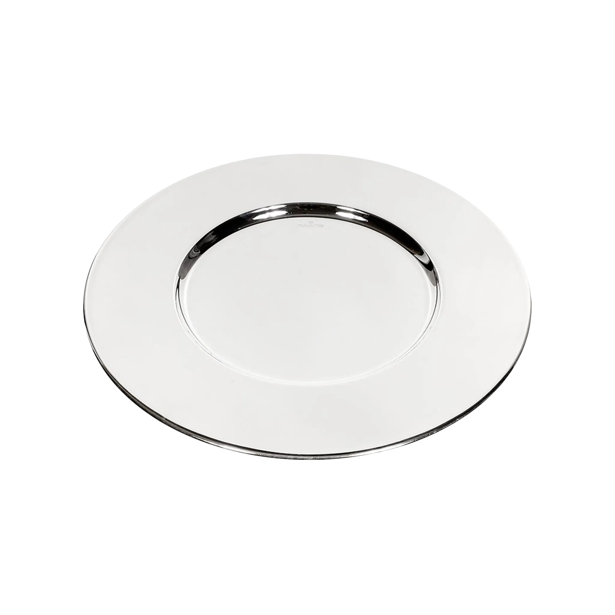 Sousplat Prata Liso.