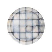 Sousplat Quadriculado Ônix Azul.