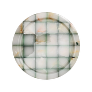 Sousplat Quadriculado Ônix Verde.