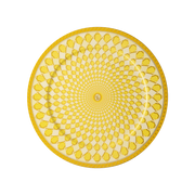 Sousplat Swarovski Amarelo.