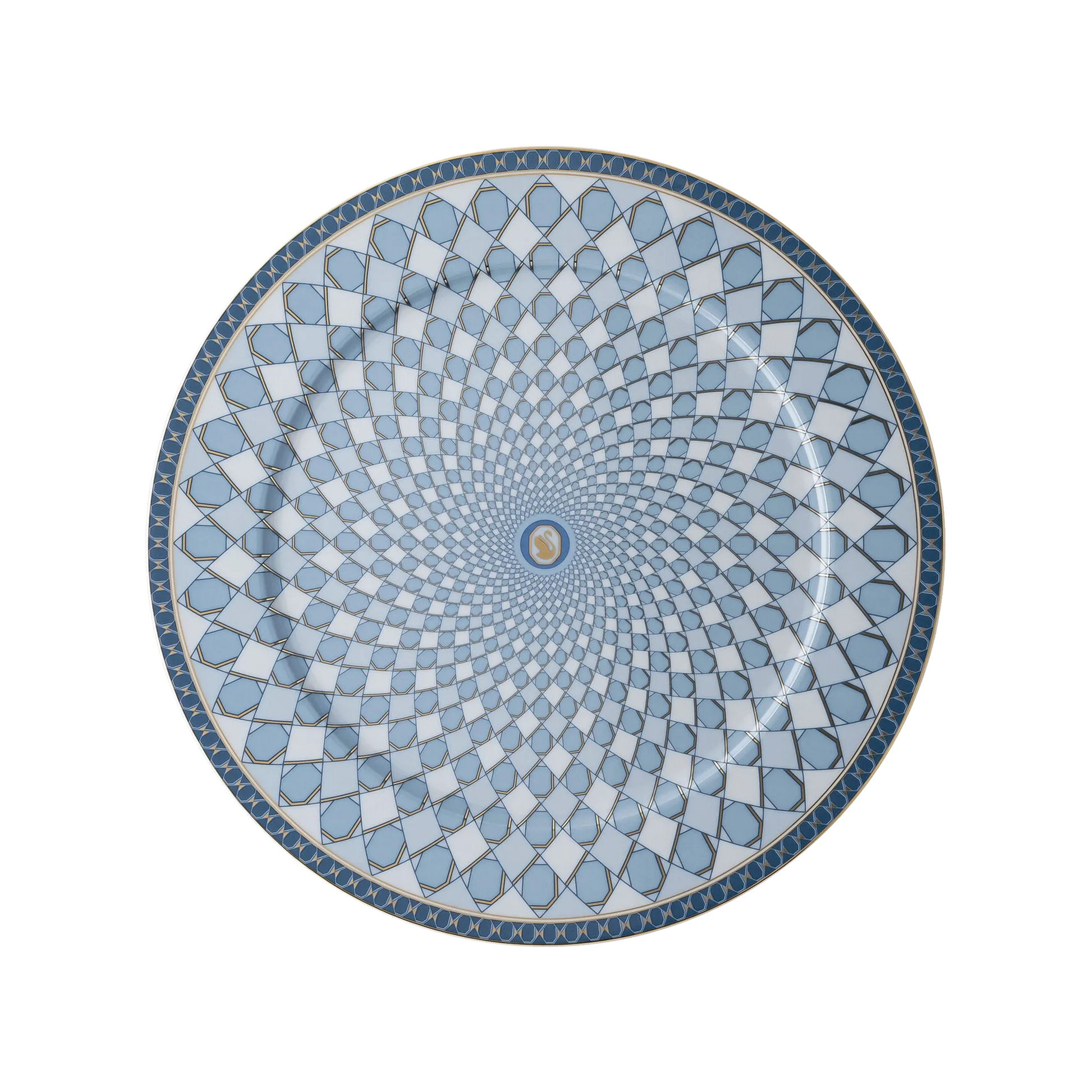 Sousplat Swarovski Azul.