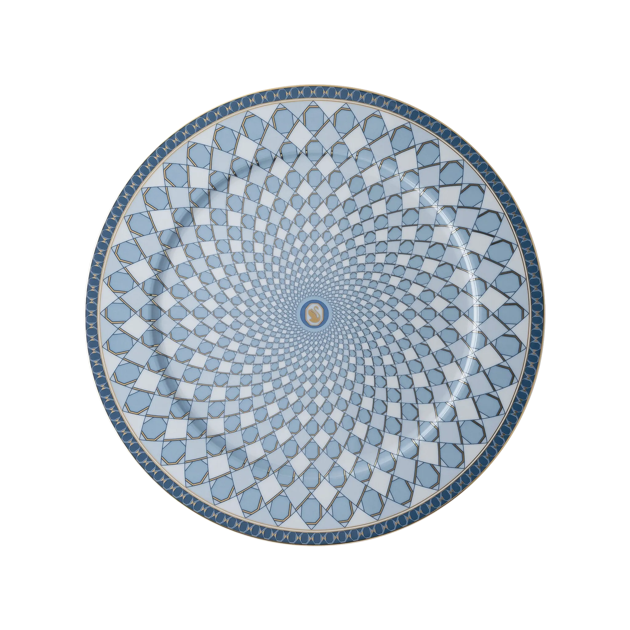 Sousplat Swarovski Azul.