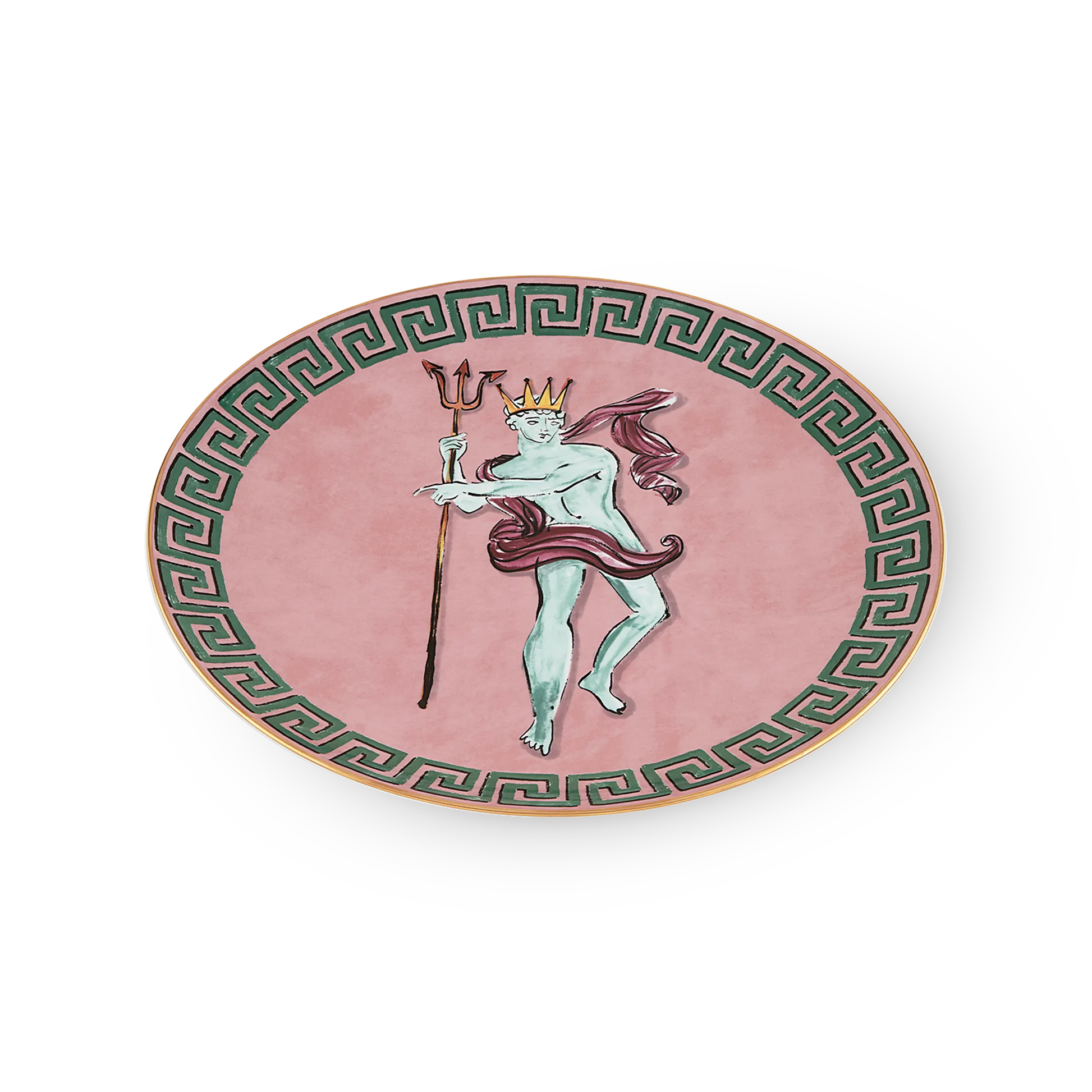 Sousplat Viaggio Di Nettuno Rosa.
