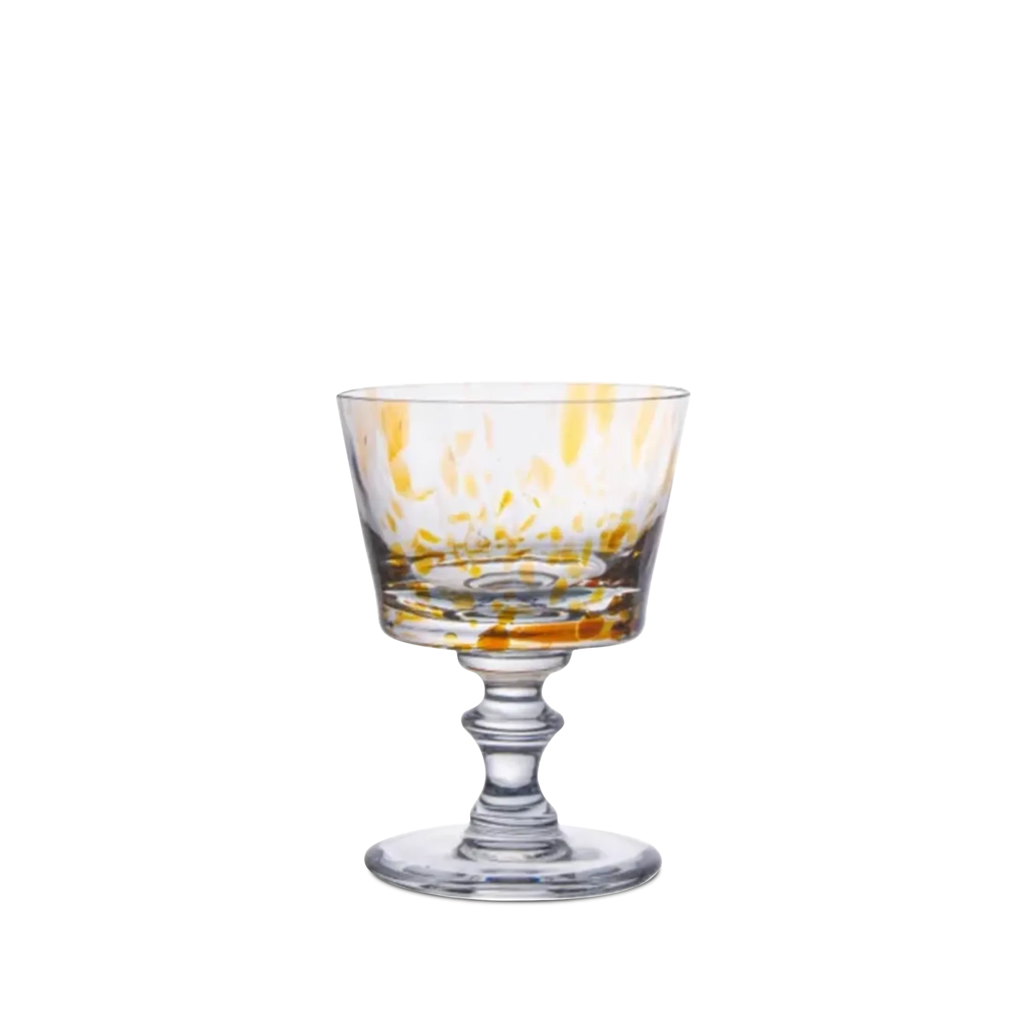 Taça de Sobremesa Murano Color Âmbar.