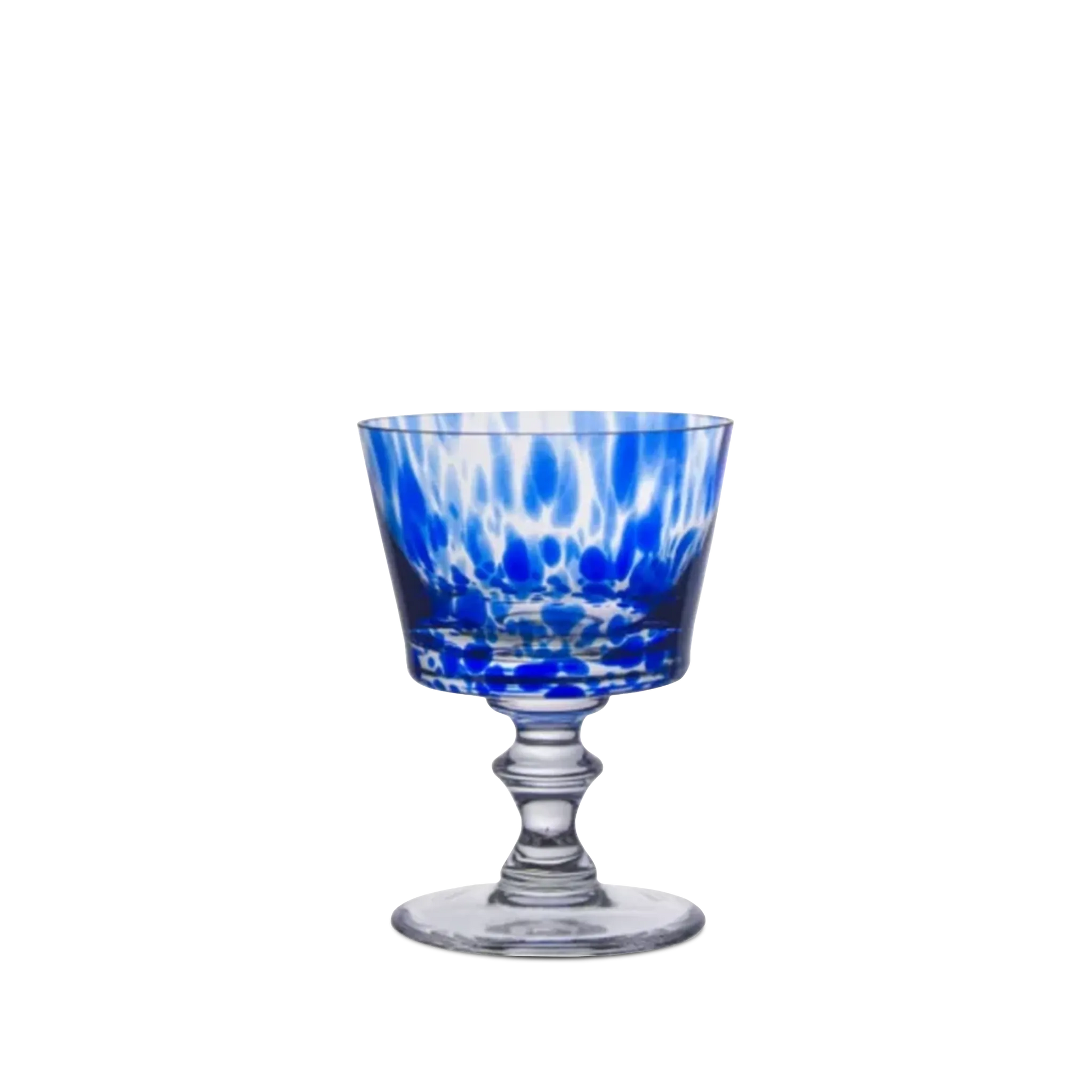 Taça de Sobremesa Murano Color Azul.