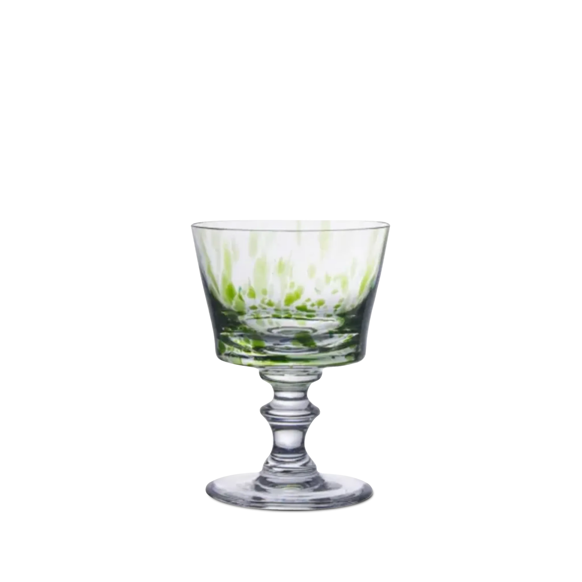 Taça de Sobremesa Murano Color Verde Claro.