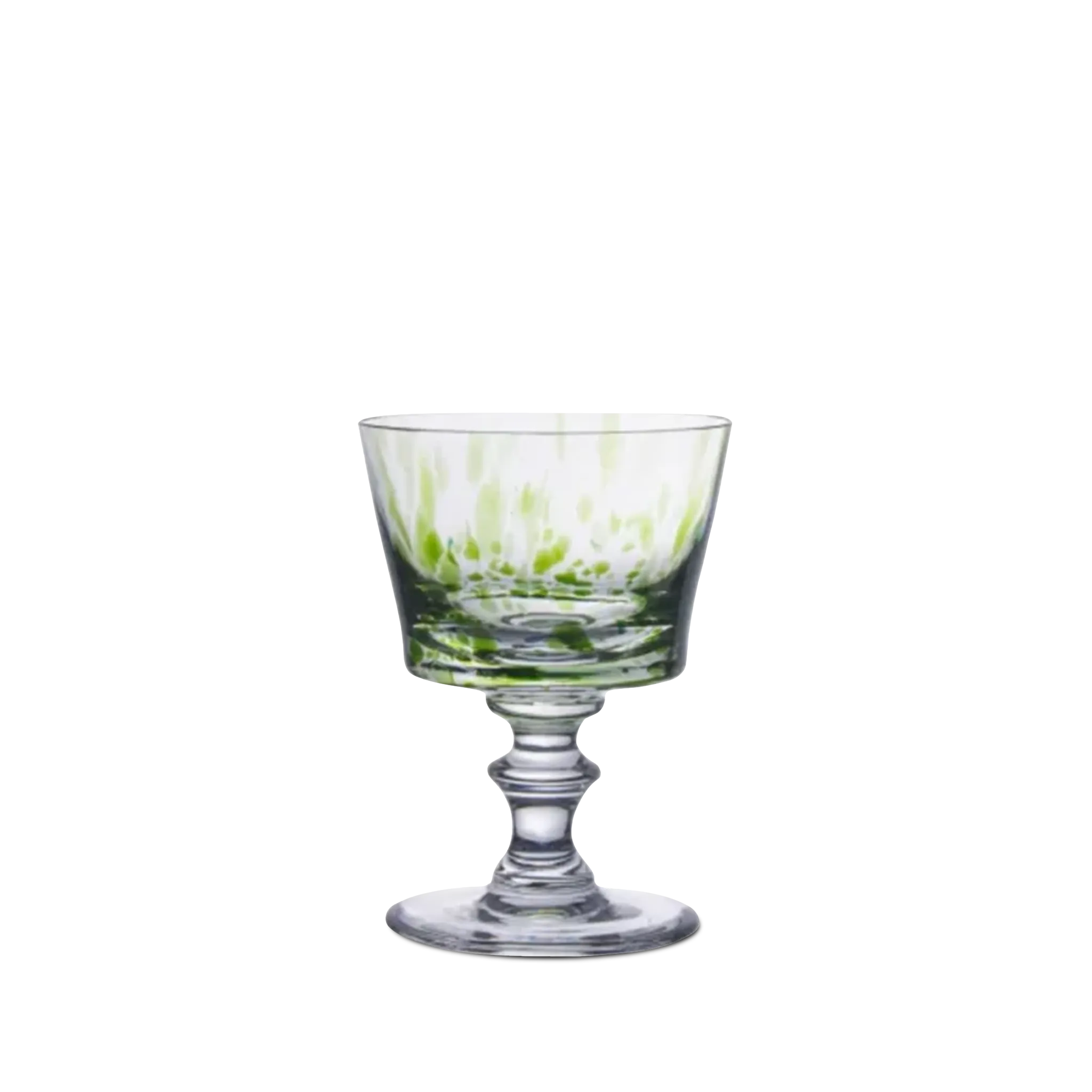 Taça de Sobremesa Murano Color Verde Claro.