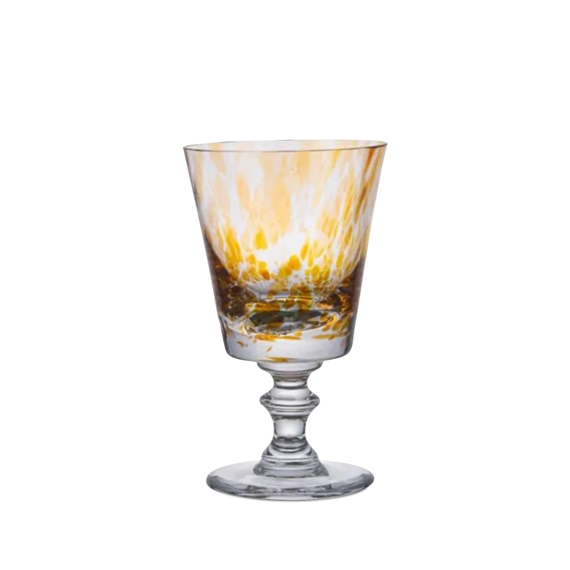 Taça Murano Color Âmbar.