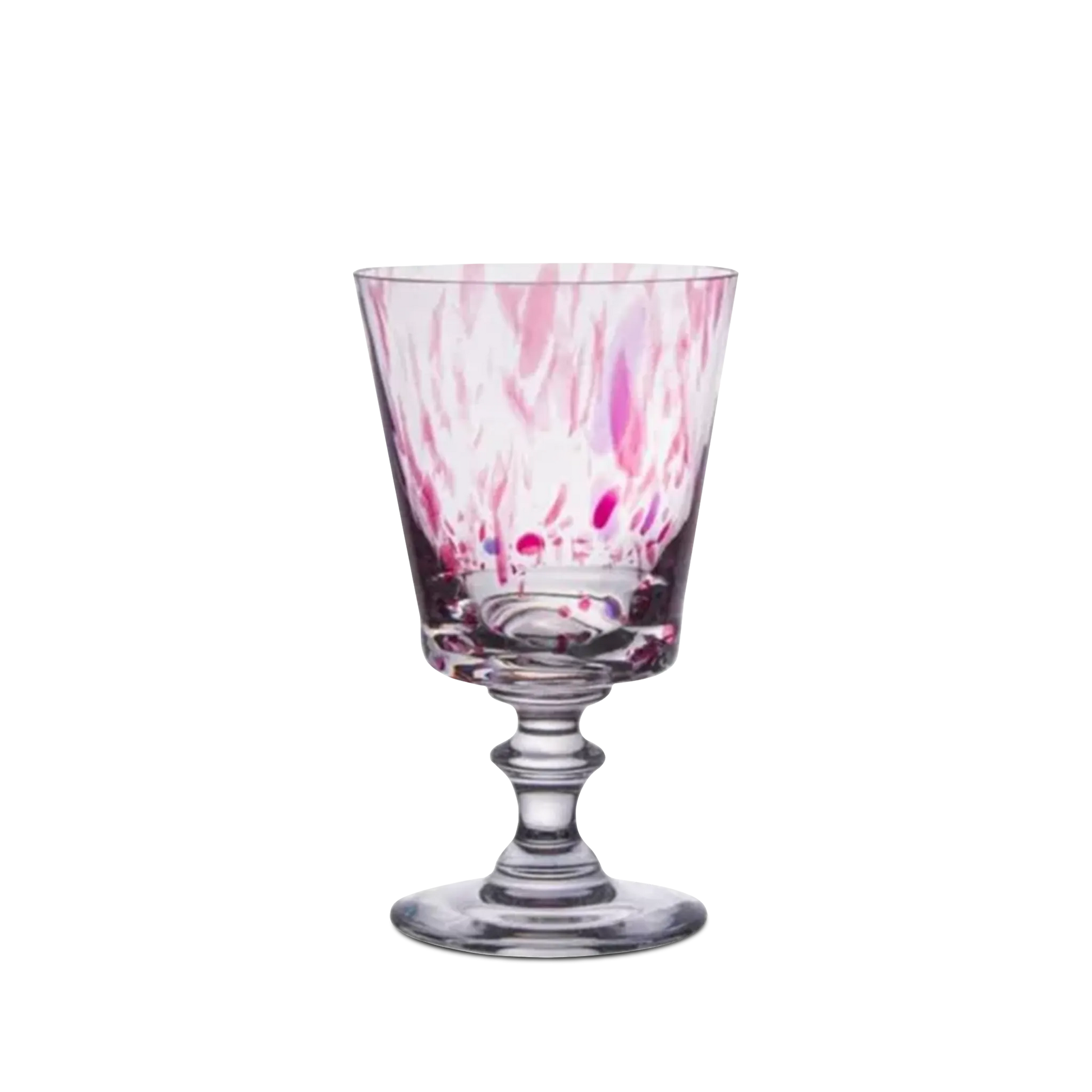Taça Murano Color Rosa.