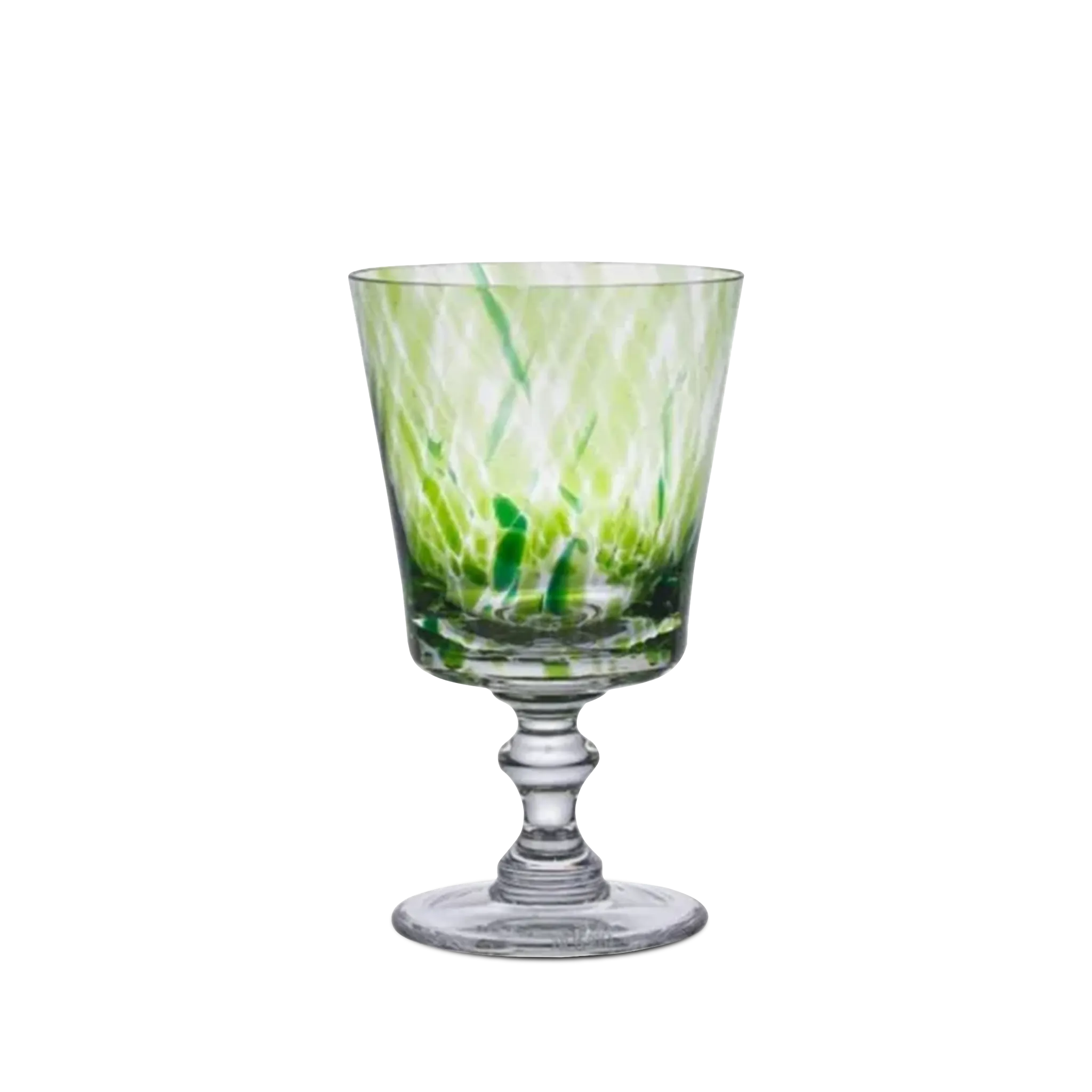 Taça Murano Color Verde Claro.