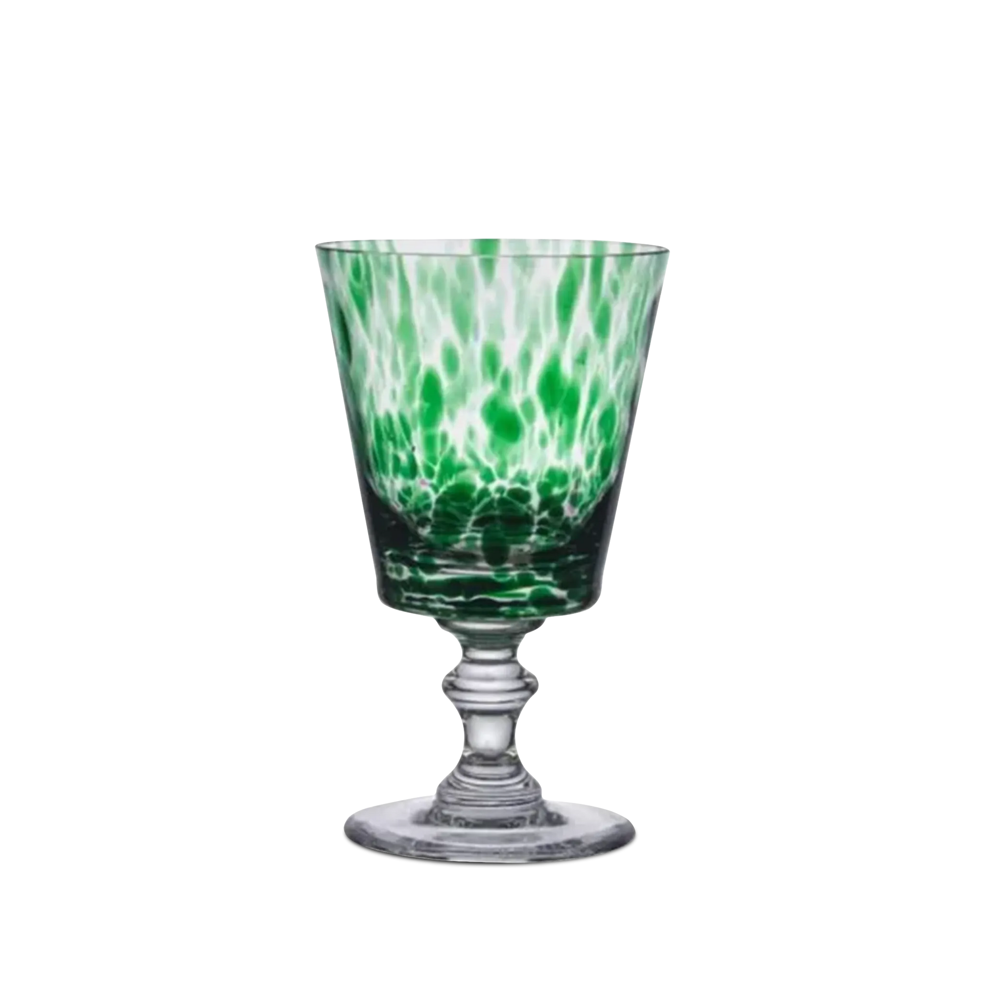 Taça Murano Color Verde Escuro.